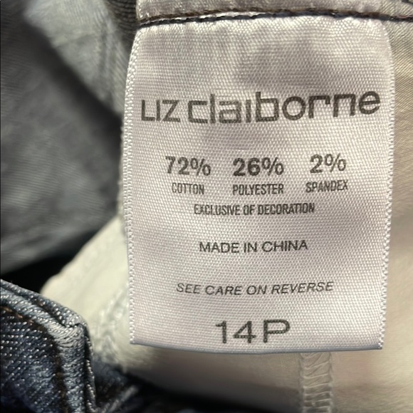 Liz Claiborne Classic Blue Denim Jeans - Picture 4 of 7